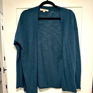LOFT tissue cardigan - teal
